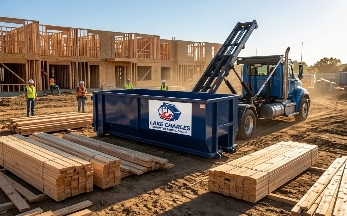 Dumpster rental in DeQuincy LA Roll-off dumpster rental serving DeQuincy, LA